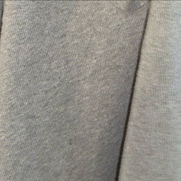 Christopher & Banks Medium Gray Sweater Vest With Pockets Cowl Neck Cardigan Sle - Picture 9 of 9